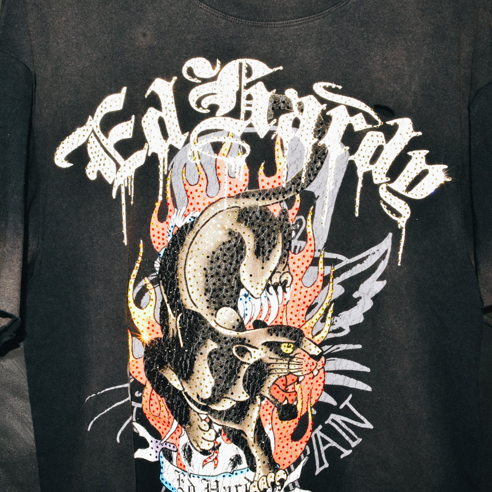 Panther Cropped Mens Boxy Tee - Image 2