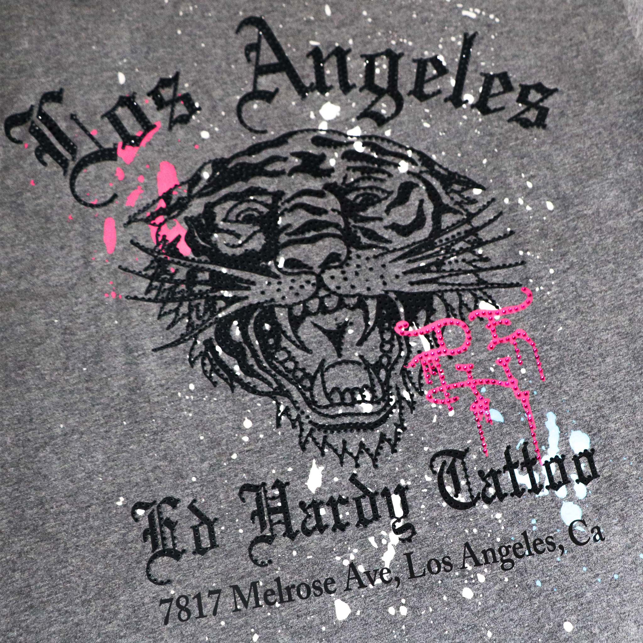 Limited Edition- LA Tiger Rhinestone Tee - Image 3