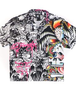 Battle Skull Boxy Camp Shirt