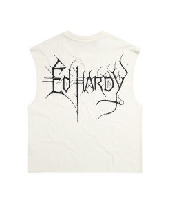 Alternative view of Demon Head Rhinestone Boxy Cropped Tee