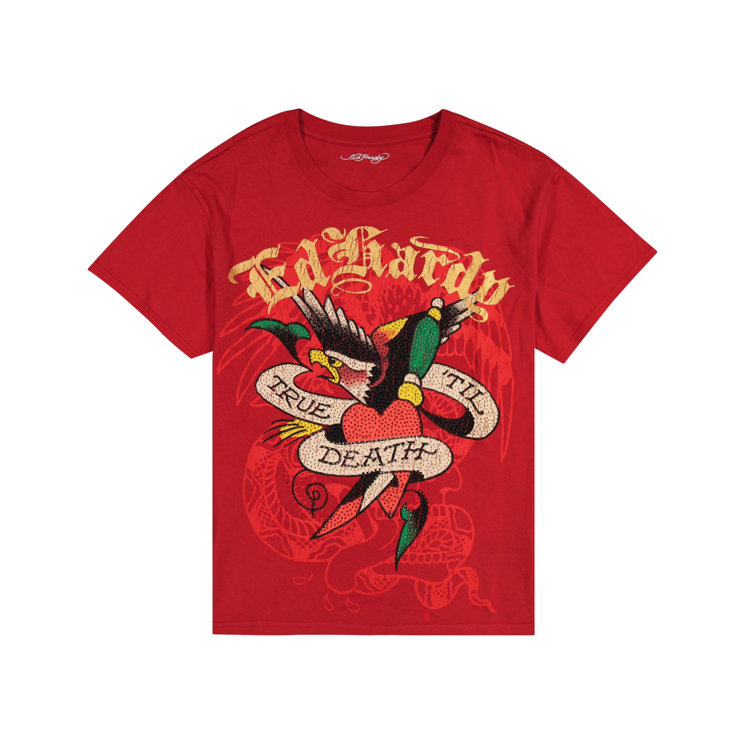 True Eagle Rhinestone Boxy Tee