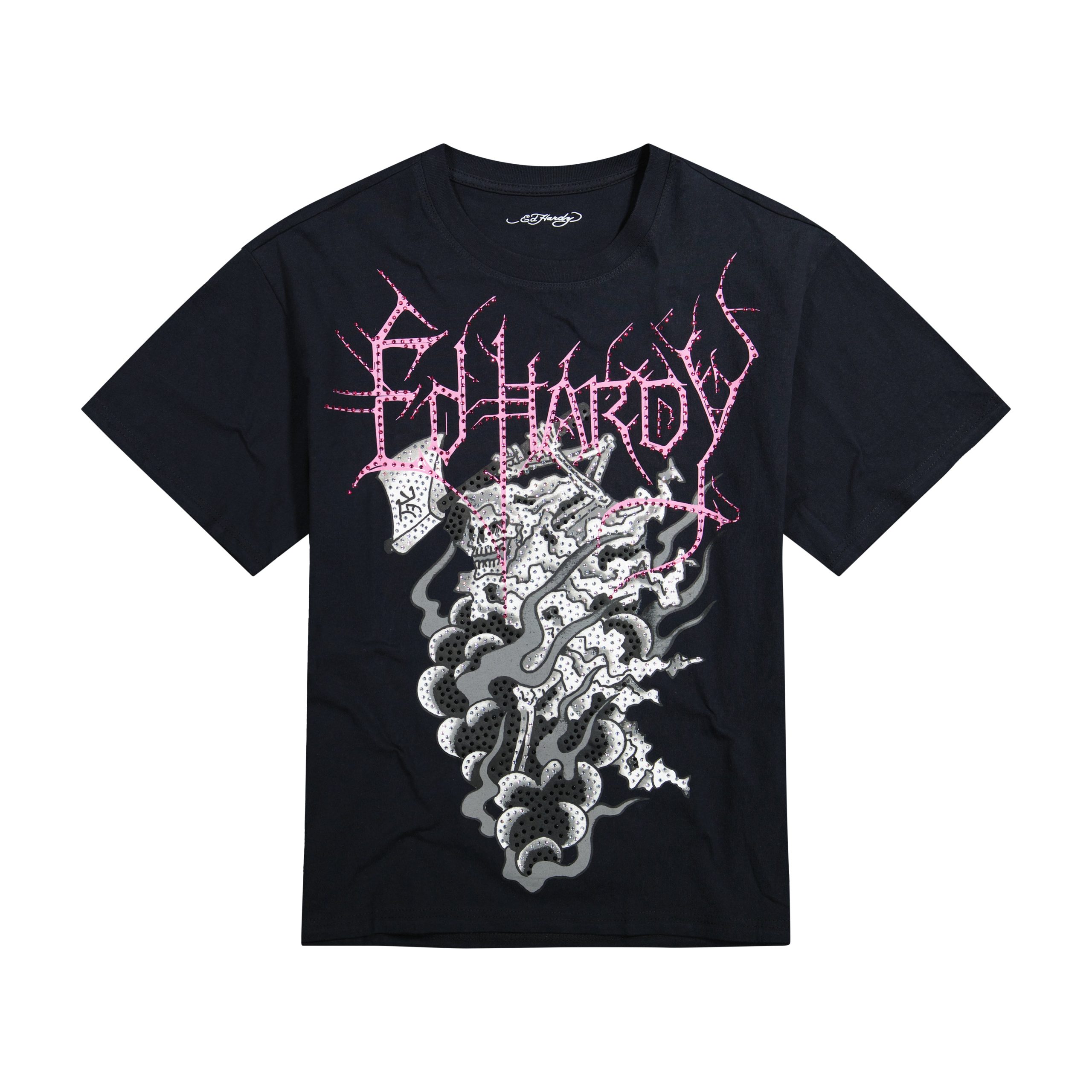 Reaper Ghost Rhinestone Boxy Tee - Image 3