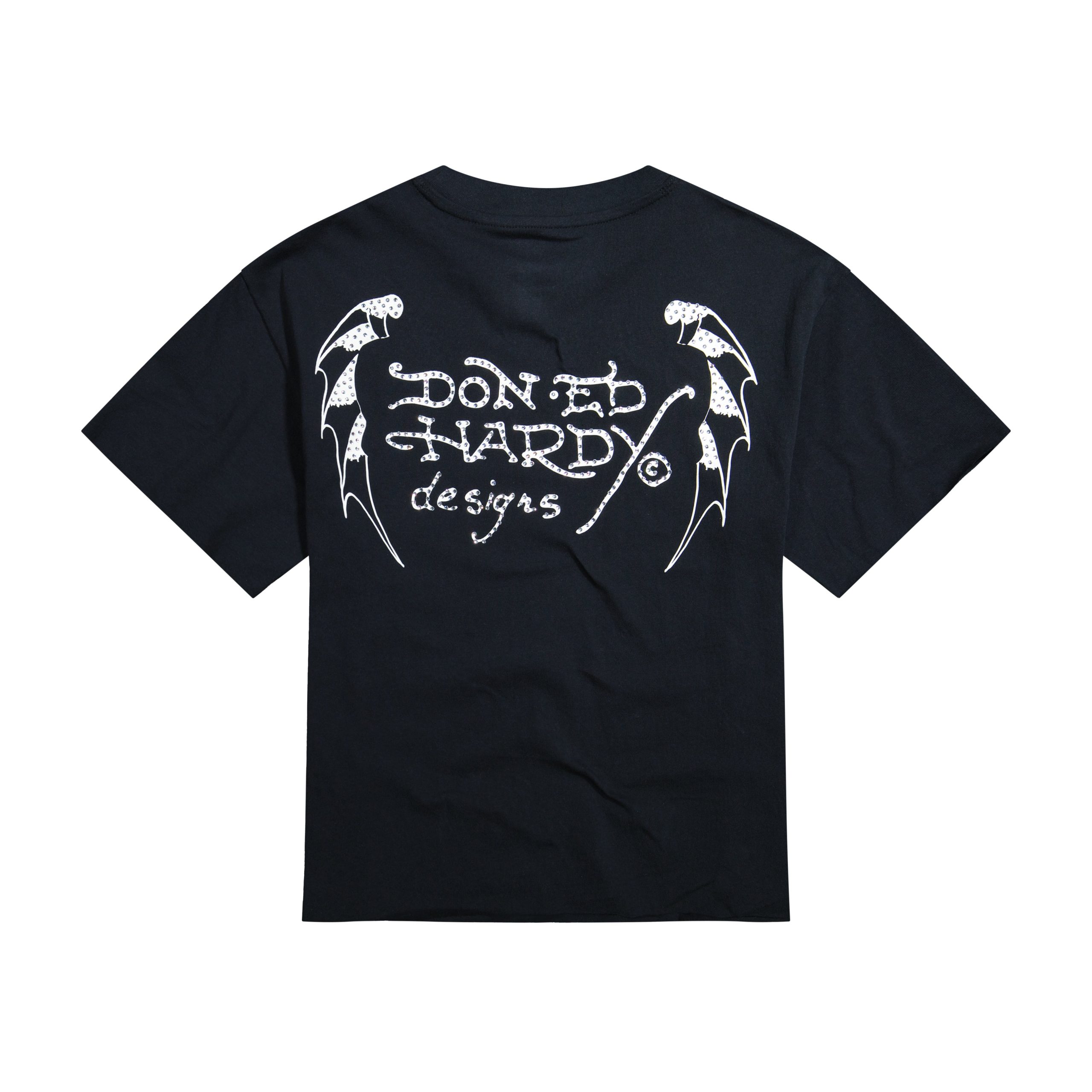 Crosses Rhinestone Boxy Cropped Tee - Image 4