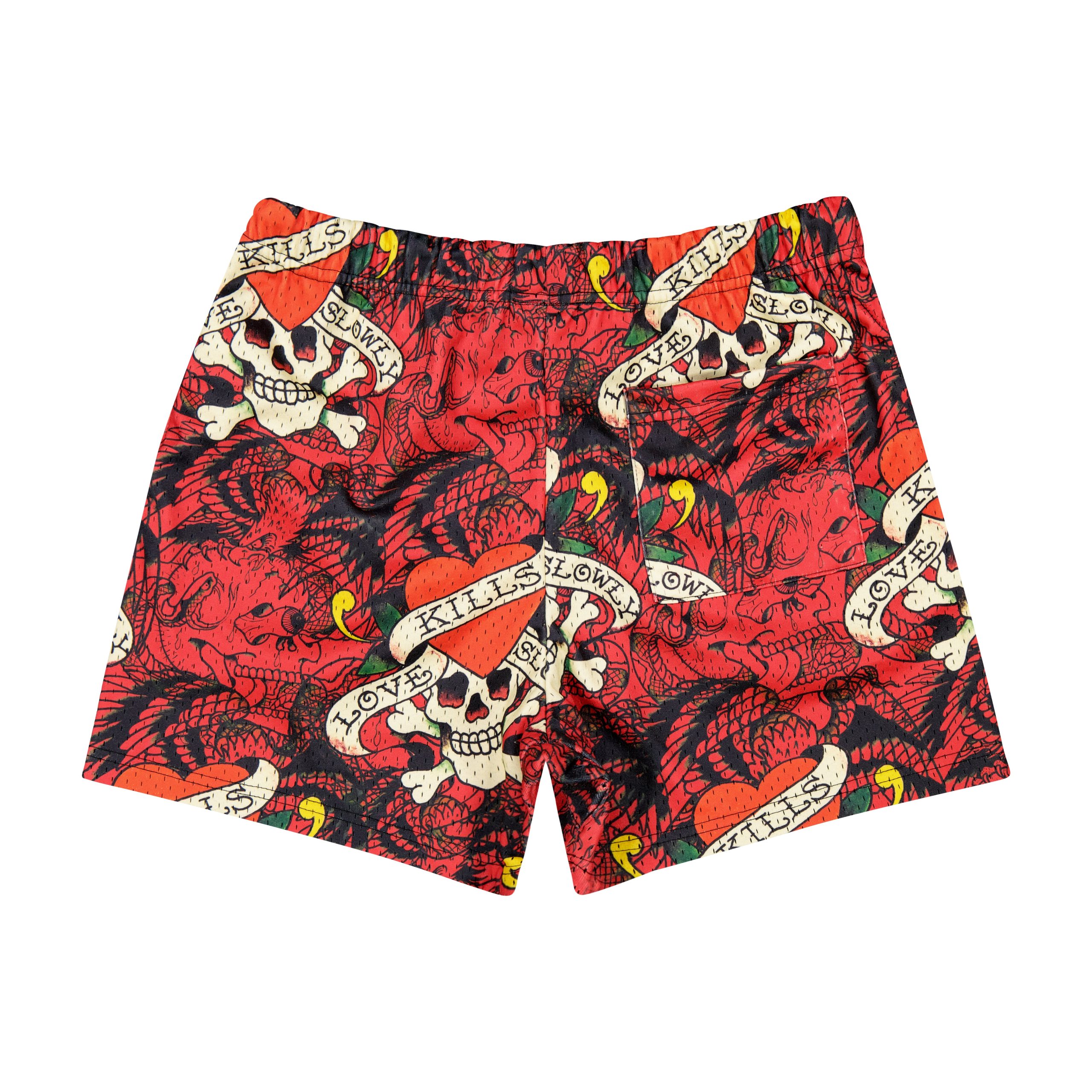 LKS Skull Mens Mesh Short - Image 2