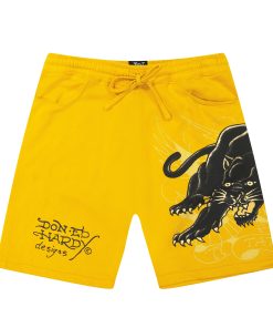 Crouching Panther Fleece Short