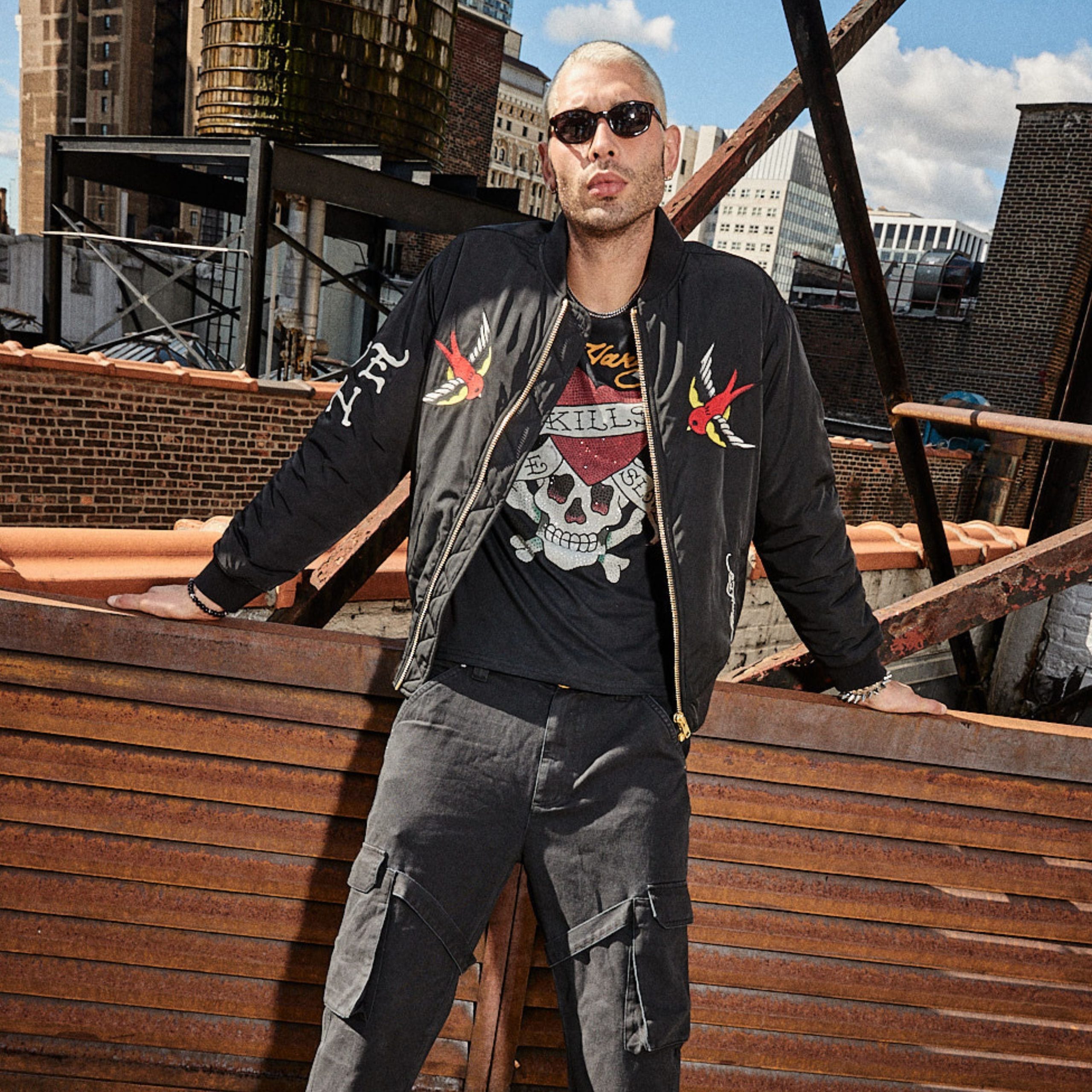 LKS Skull Bomber Jacket - Image 2