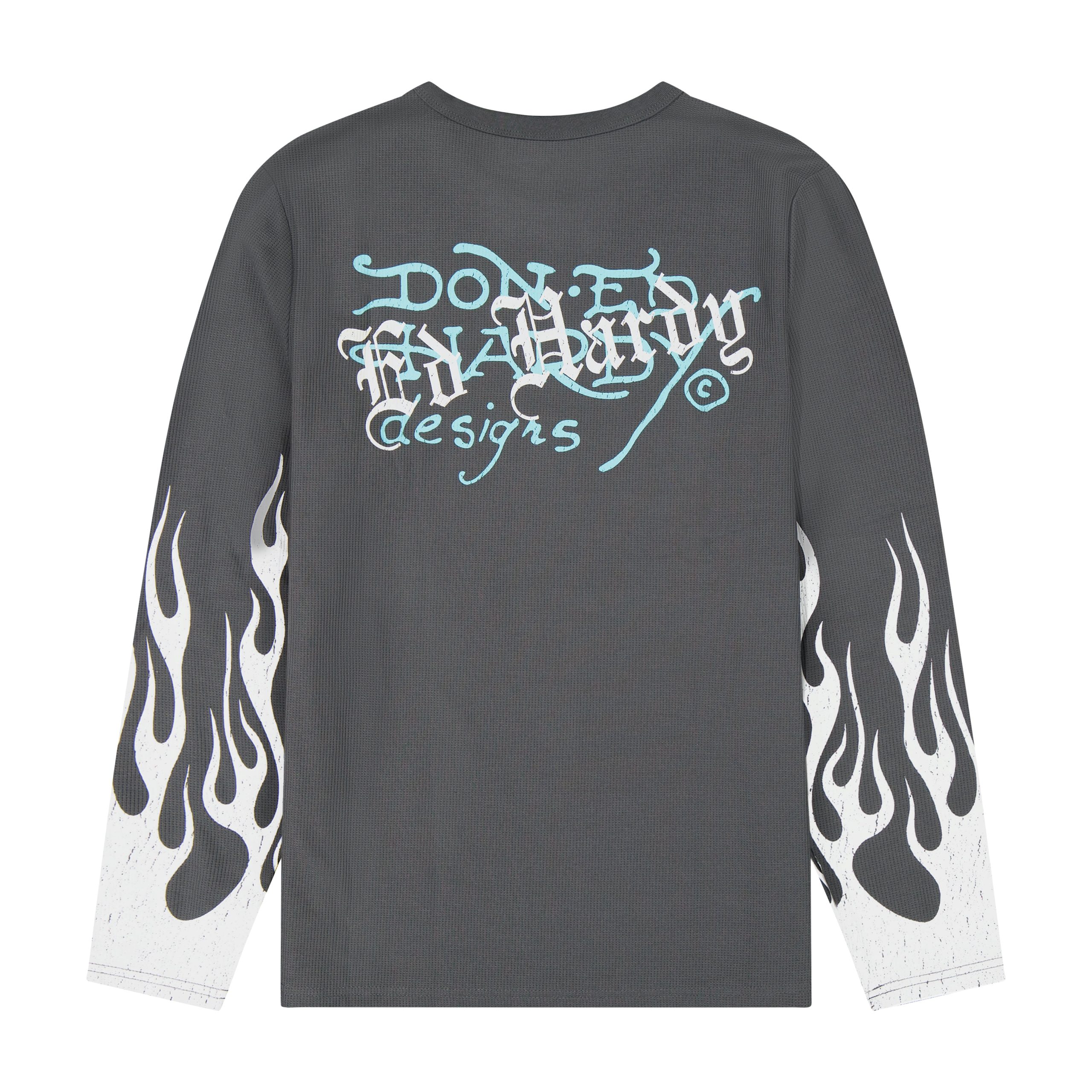 Panther Flames LS Thermal Tee - Image 2