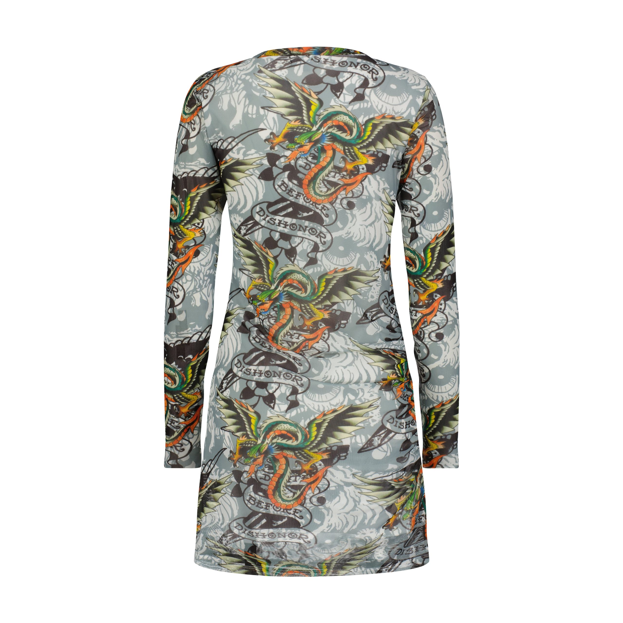 Dragon Wings Mesh Dress - Image 2