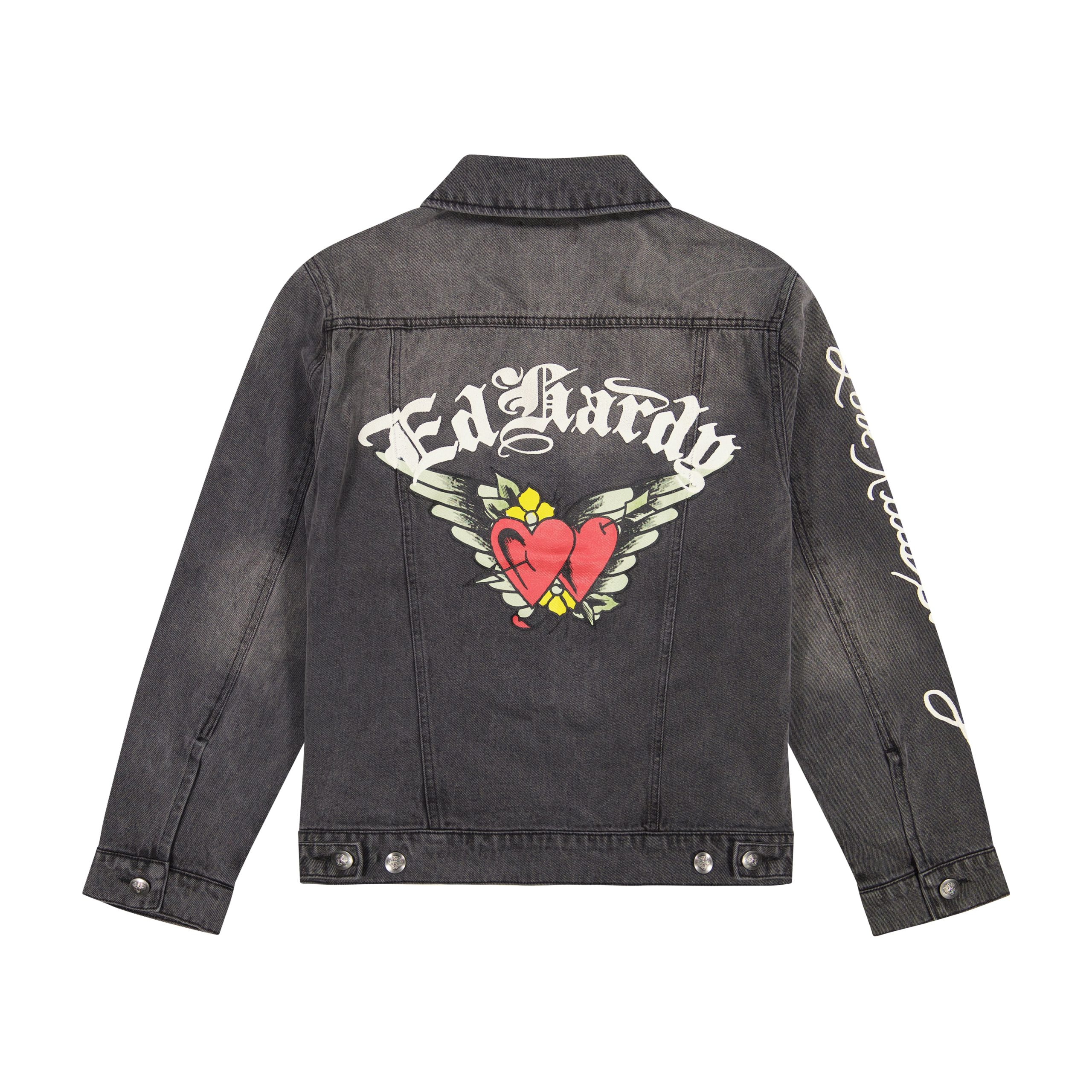 Heart Wings Unisex Trucker jacket - Image 3