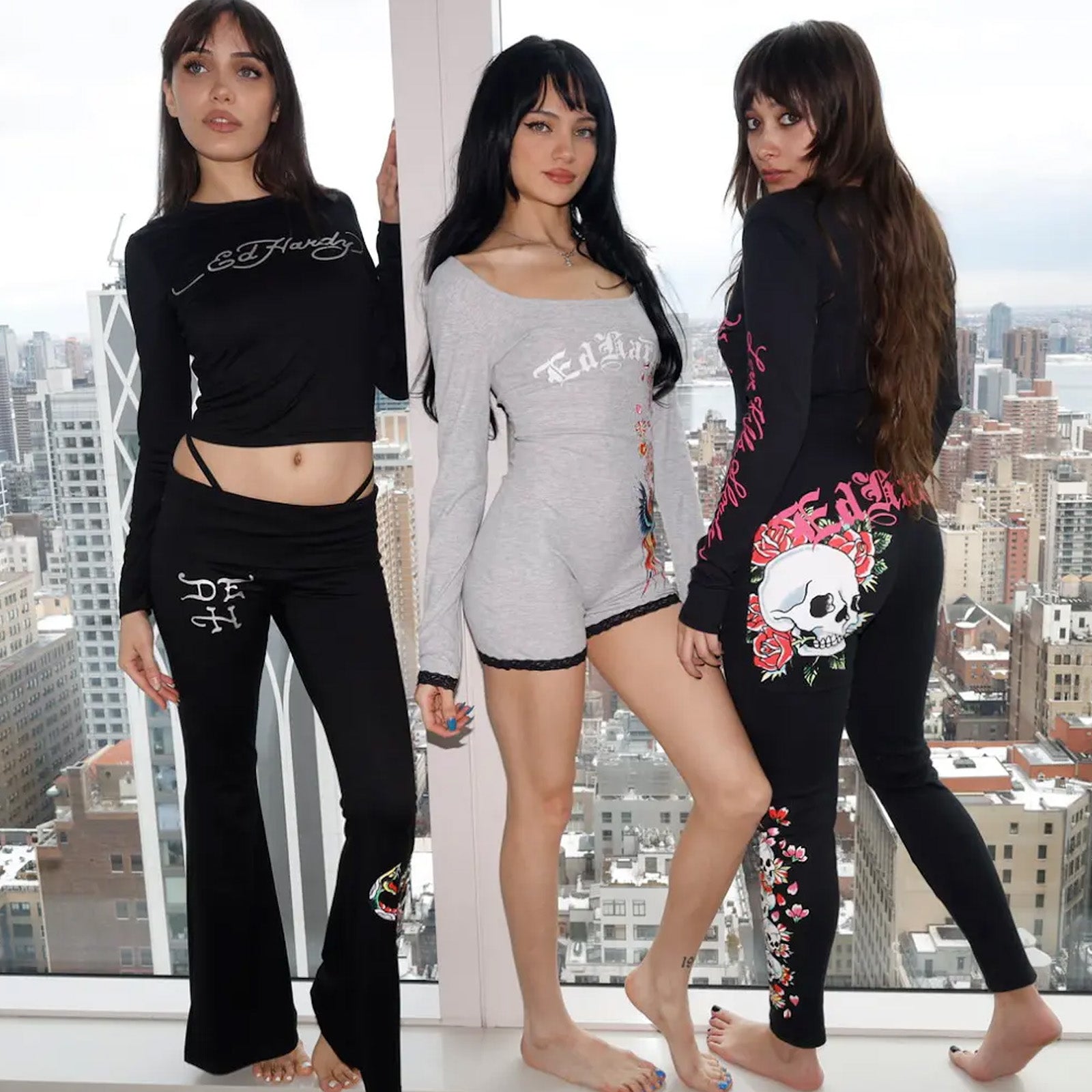Panther Snake LS/Fold Over Yoga Pants - Image 2