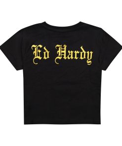 Alternative view of Heart Flame Rhinestone Baby Tee