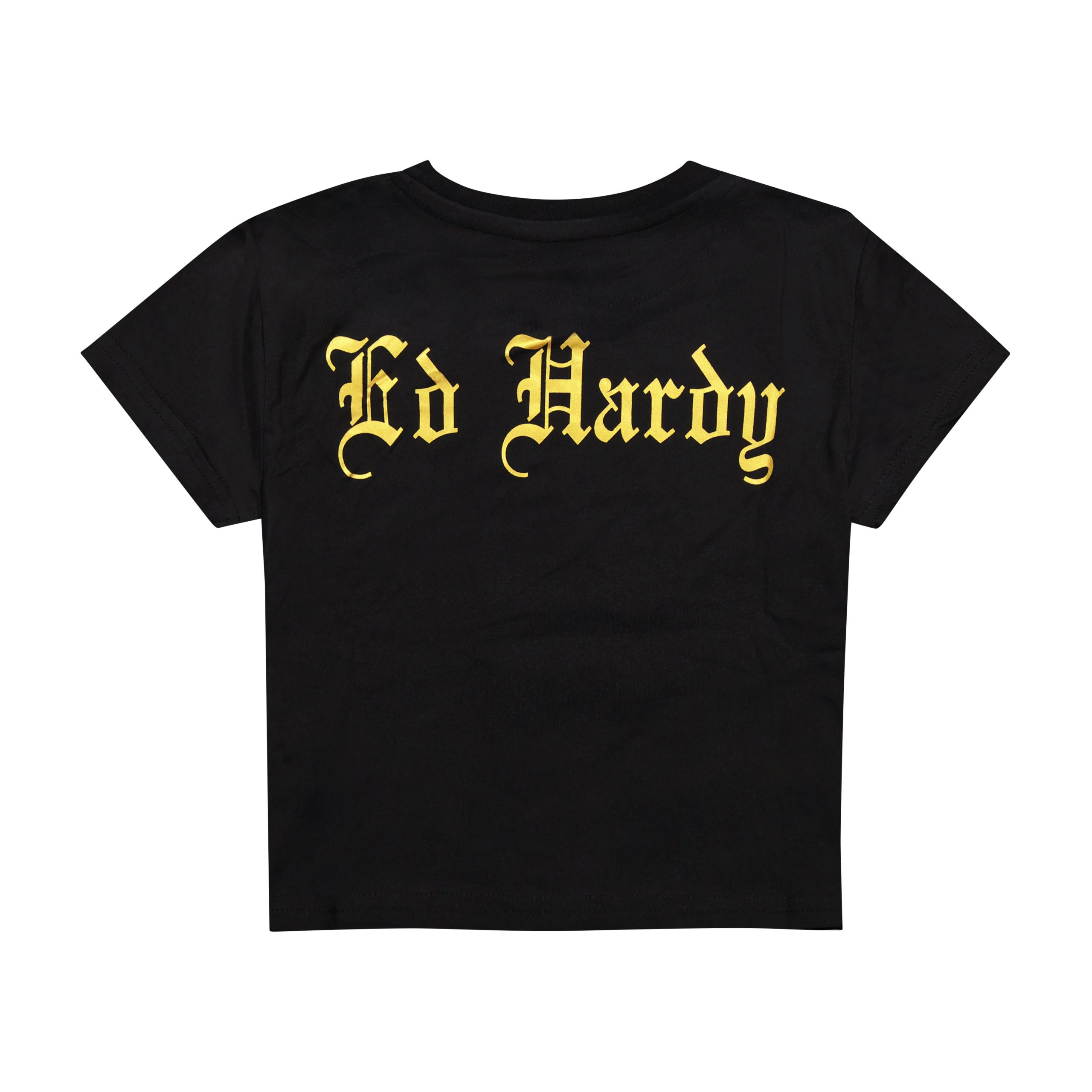 Heart Flame Rhinestone Baby Tee - Image 2