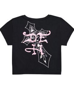 Alternative view of Flame Cross Baby Tee