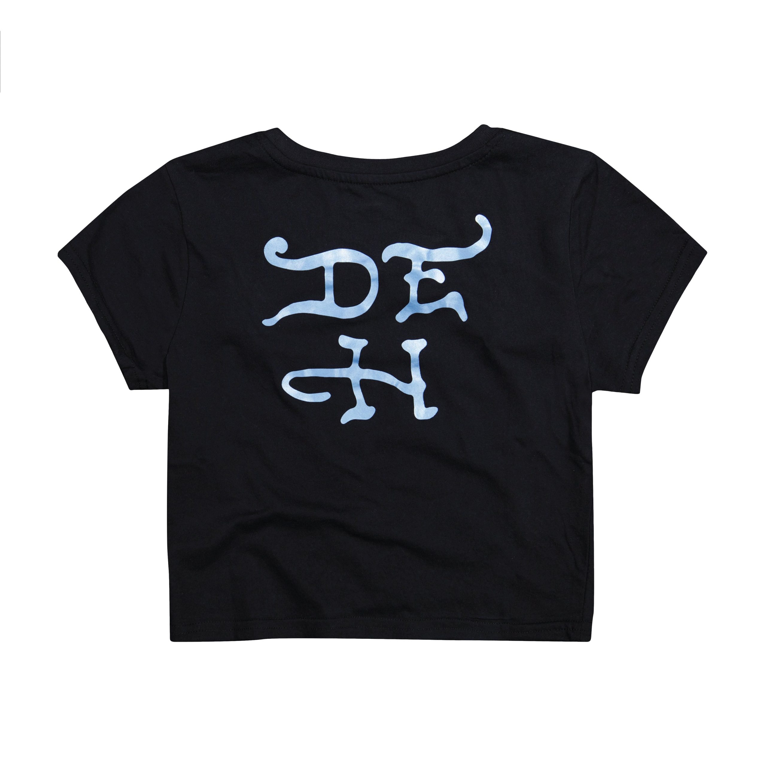 Skull Crosses Rhinestone Baby Tee - Image 4