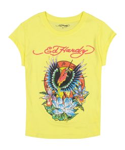 Phoenix Rhinestone Cap Sleeve Tee
