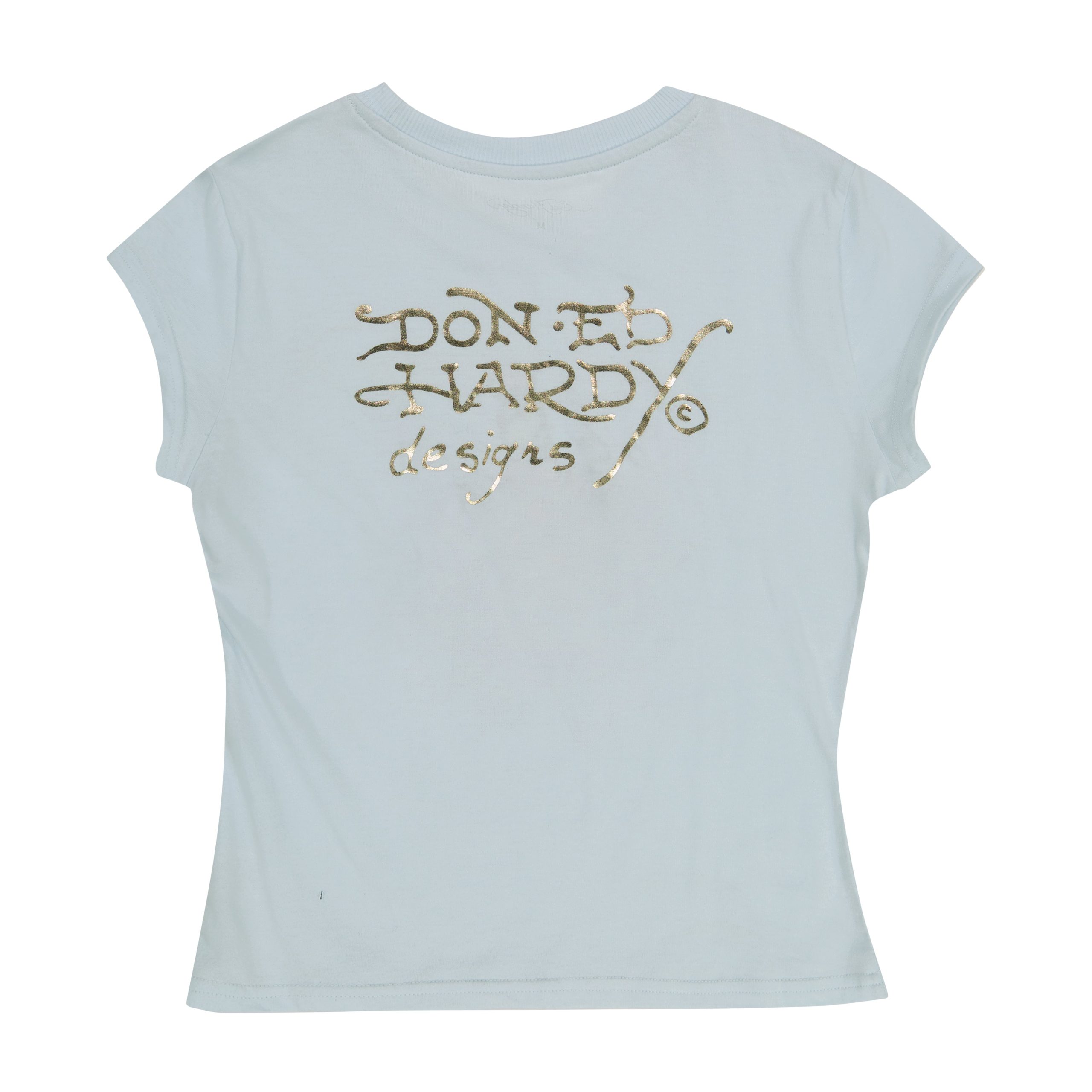 Dagger Heart Cap Sleeve Fitted Tee - Image 2