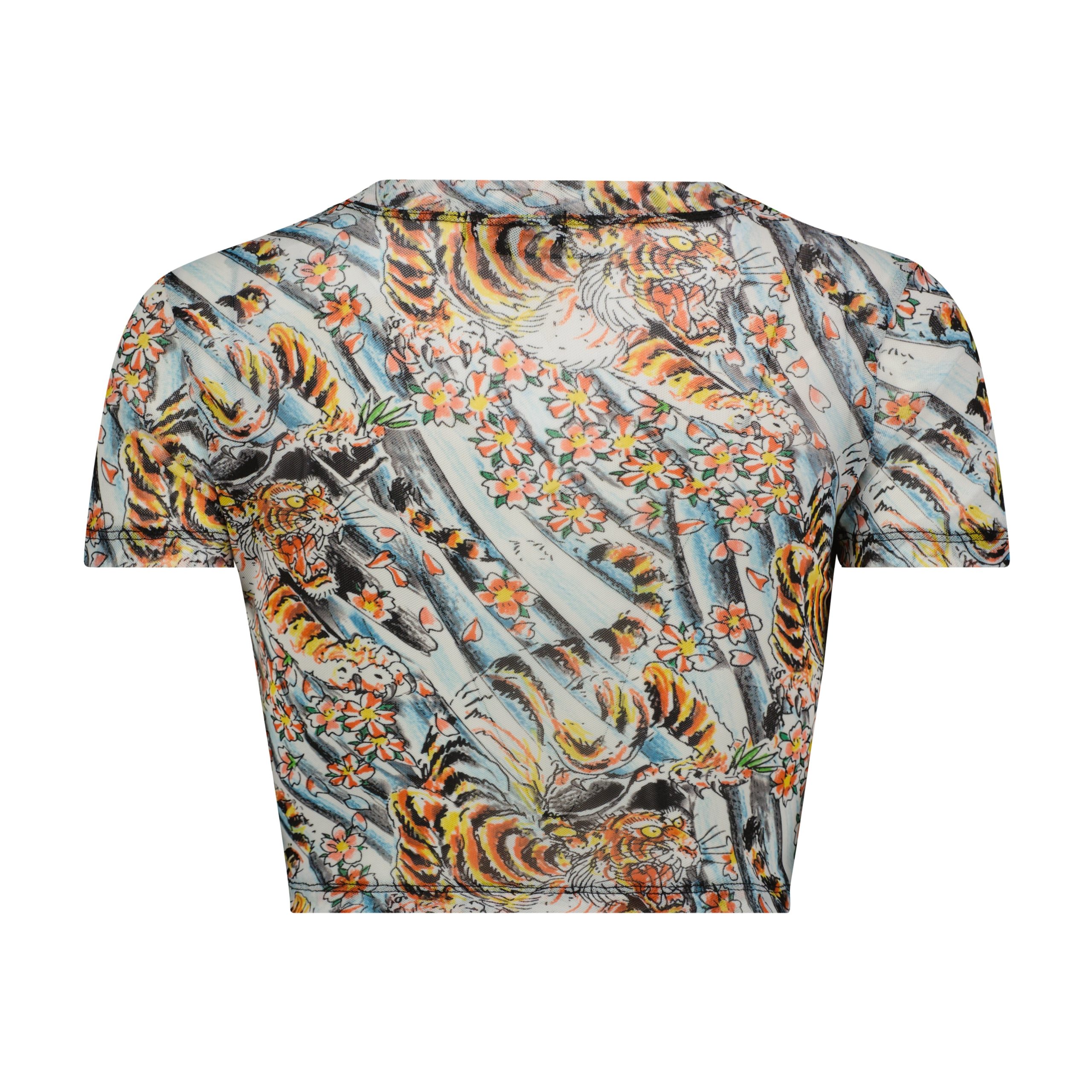 Tiger Print Mesh Shirt - Image 2