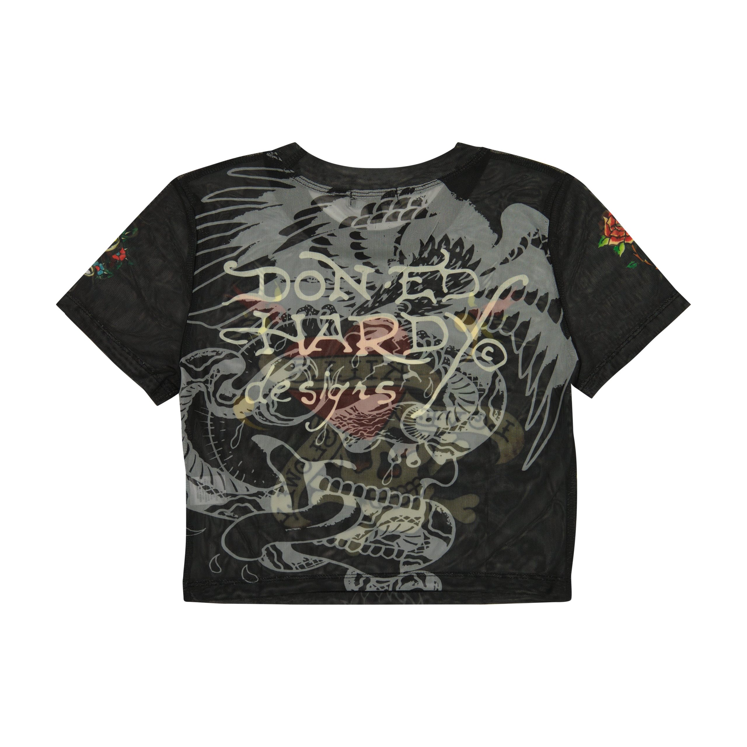 LKS Skull Power Mesh Baby Tee - Image 2