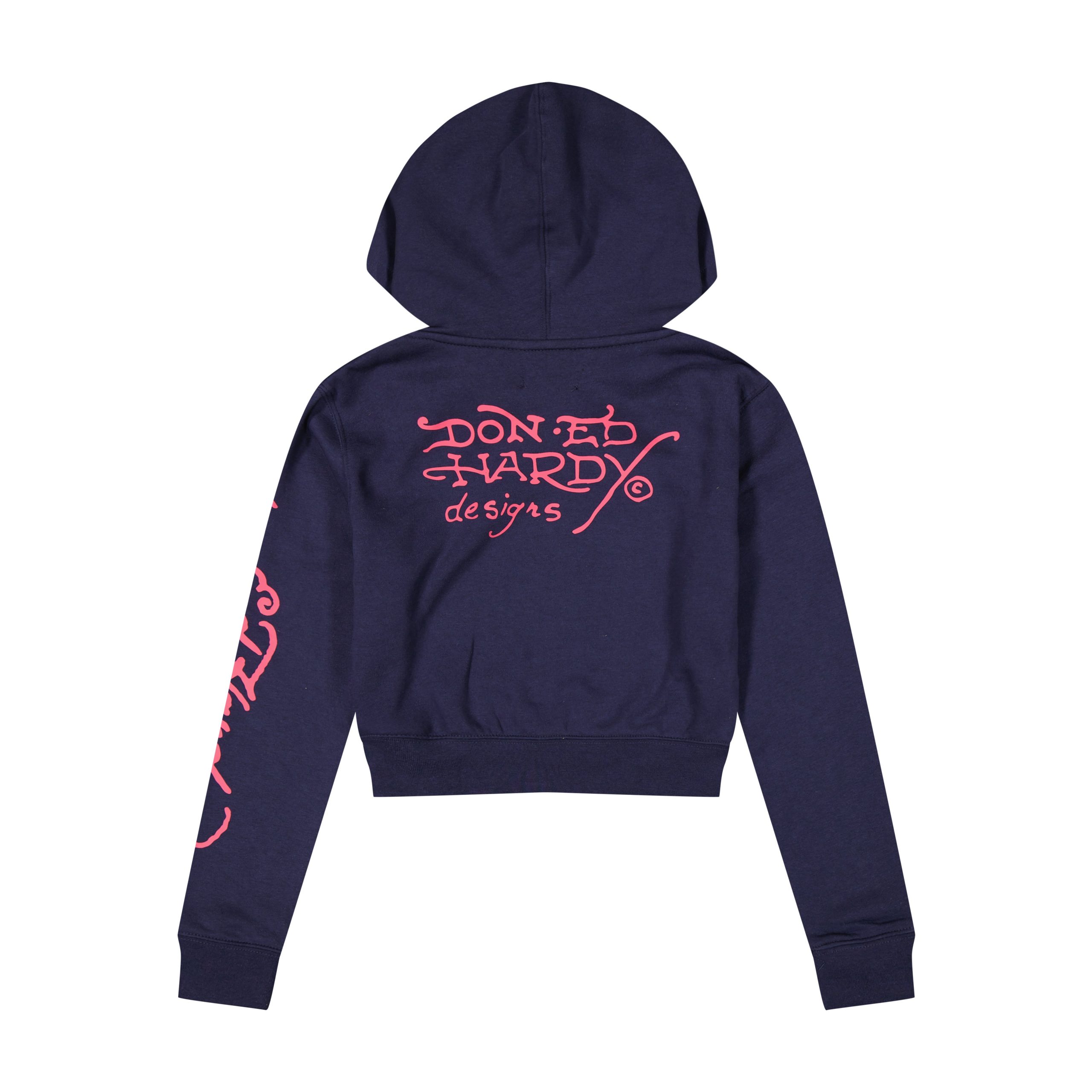 Eagle Rose Cropped Hoodie - Image 2
