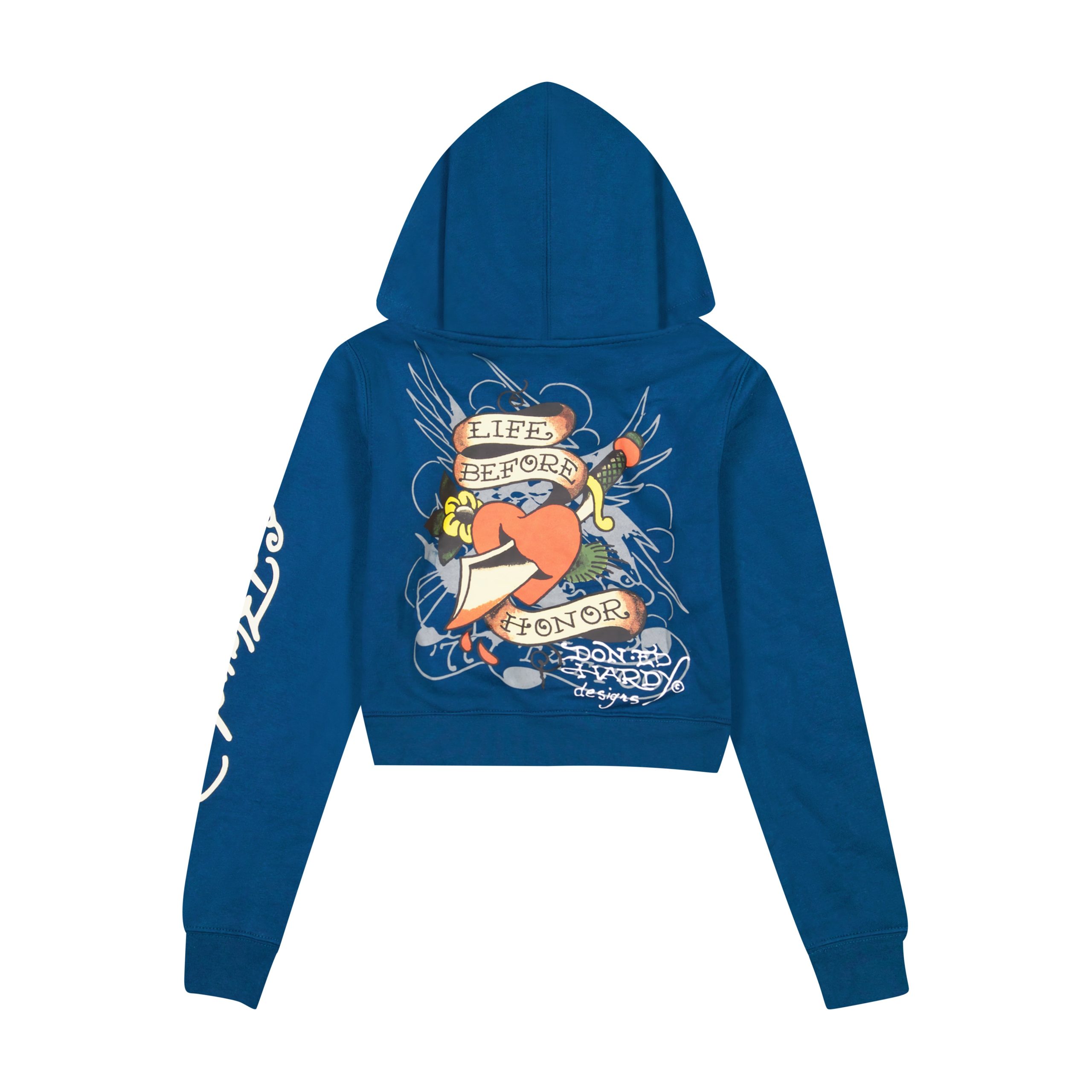 LKS Skull Zip Front Hoodie - Image 2