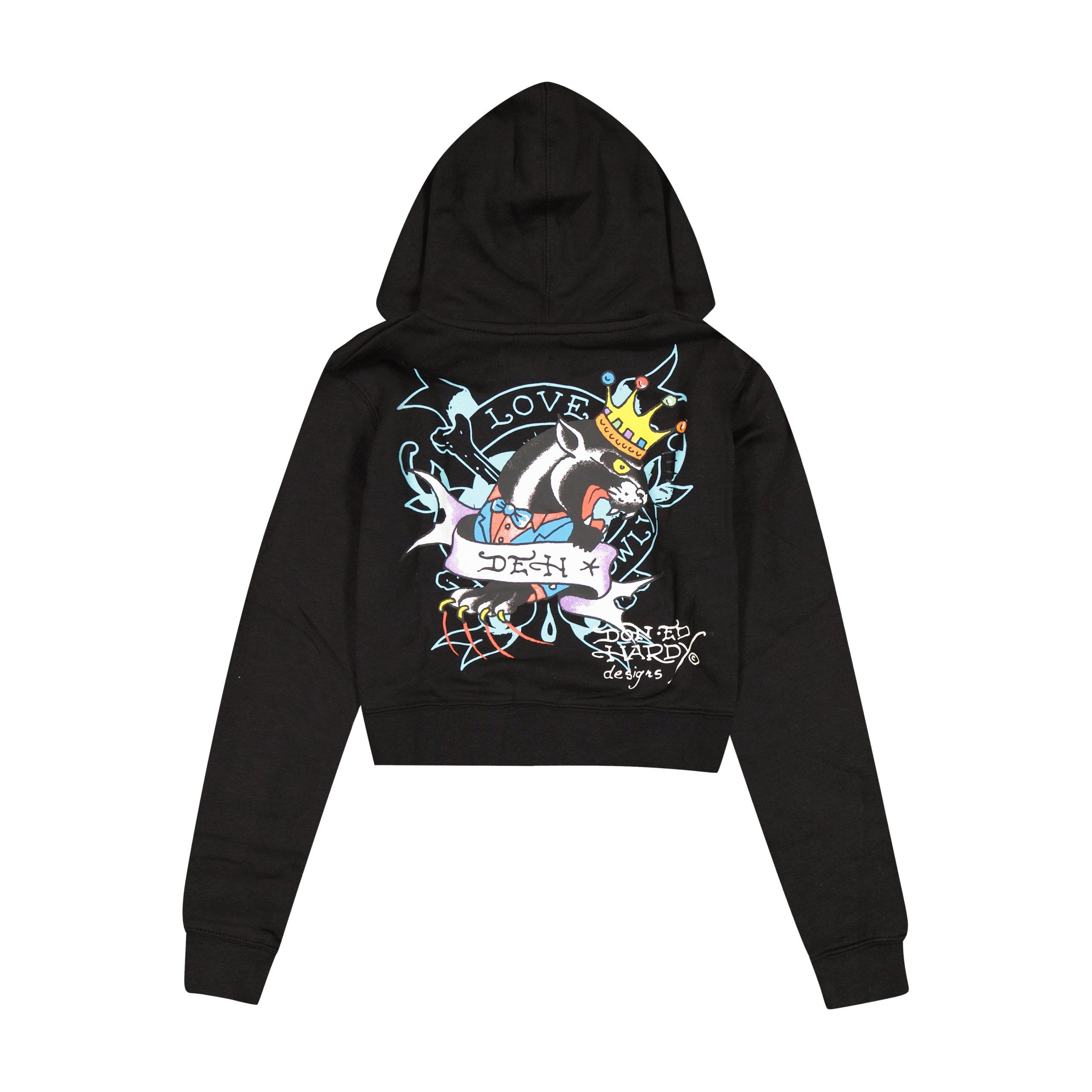 Ice Flower Zip Front Hoodie - Image 2