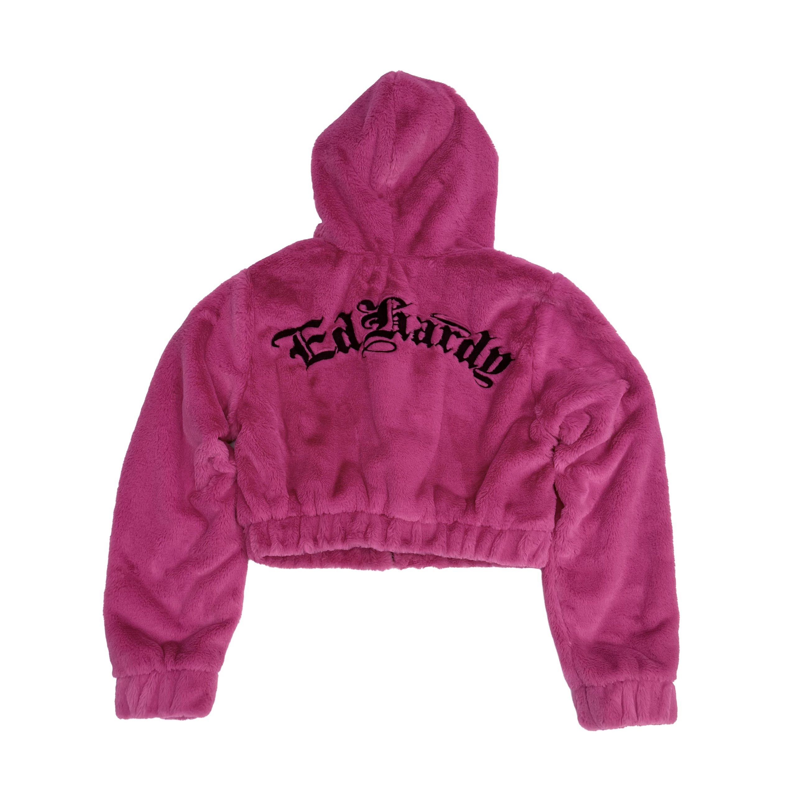 Panthers Faux Fur Hooded Jacket - Image 2