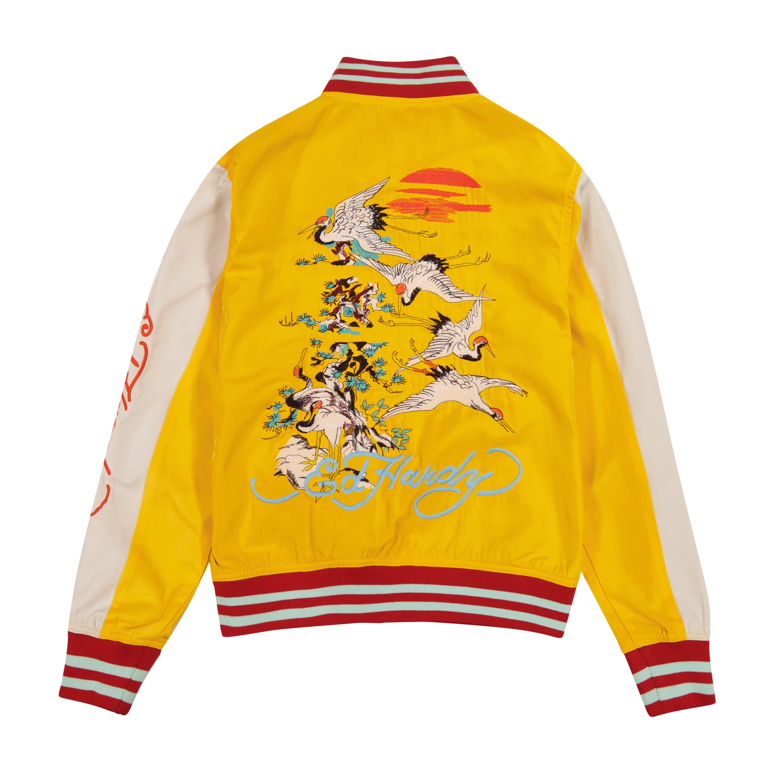 Koi Cranes Souvenir Jacket - Image 4