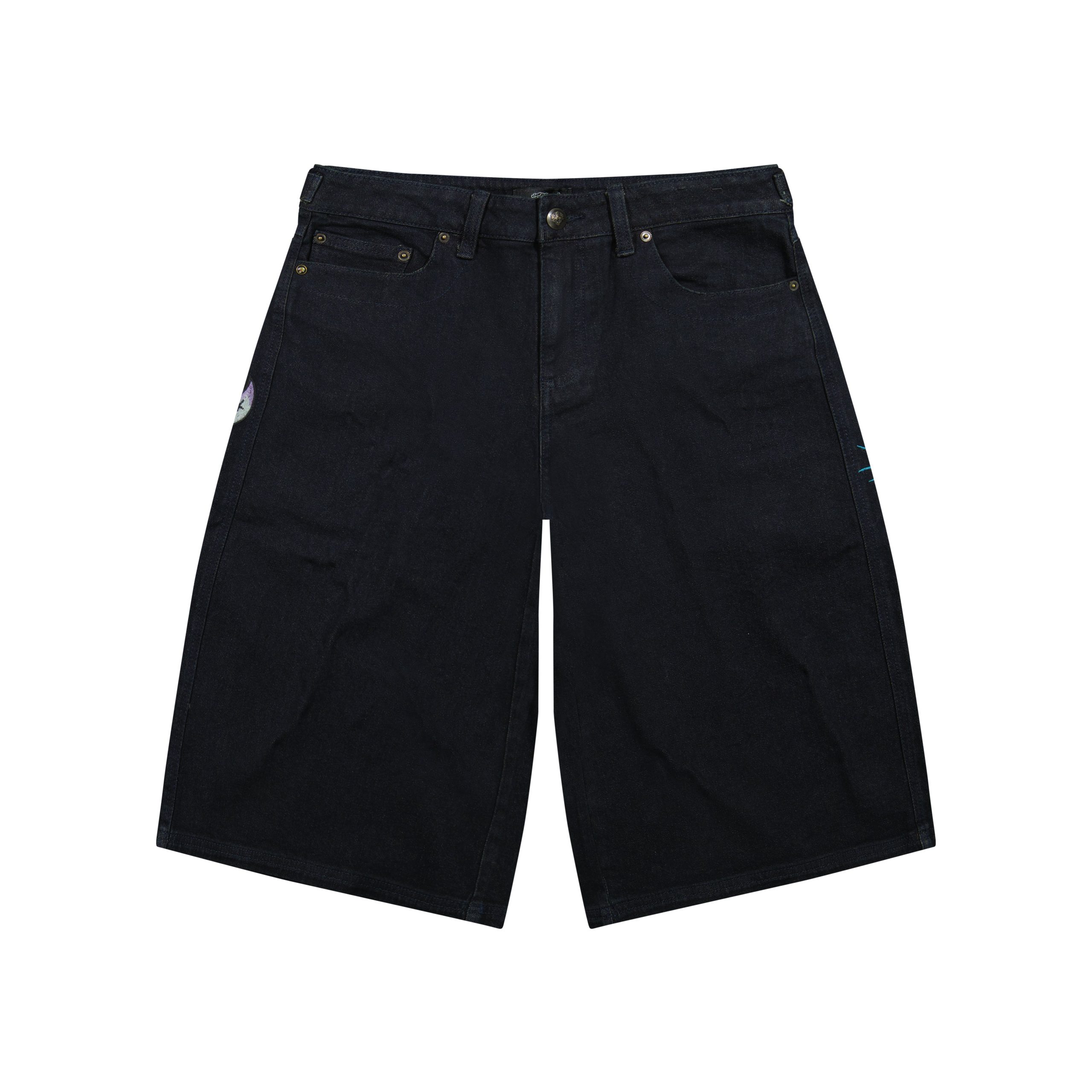 Panther Long Denim Shorts - Image 4