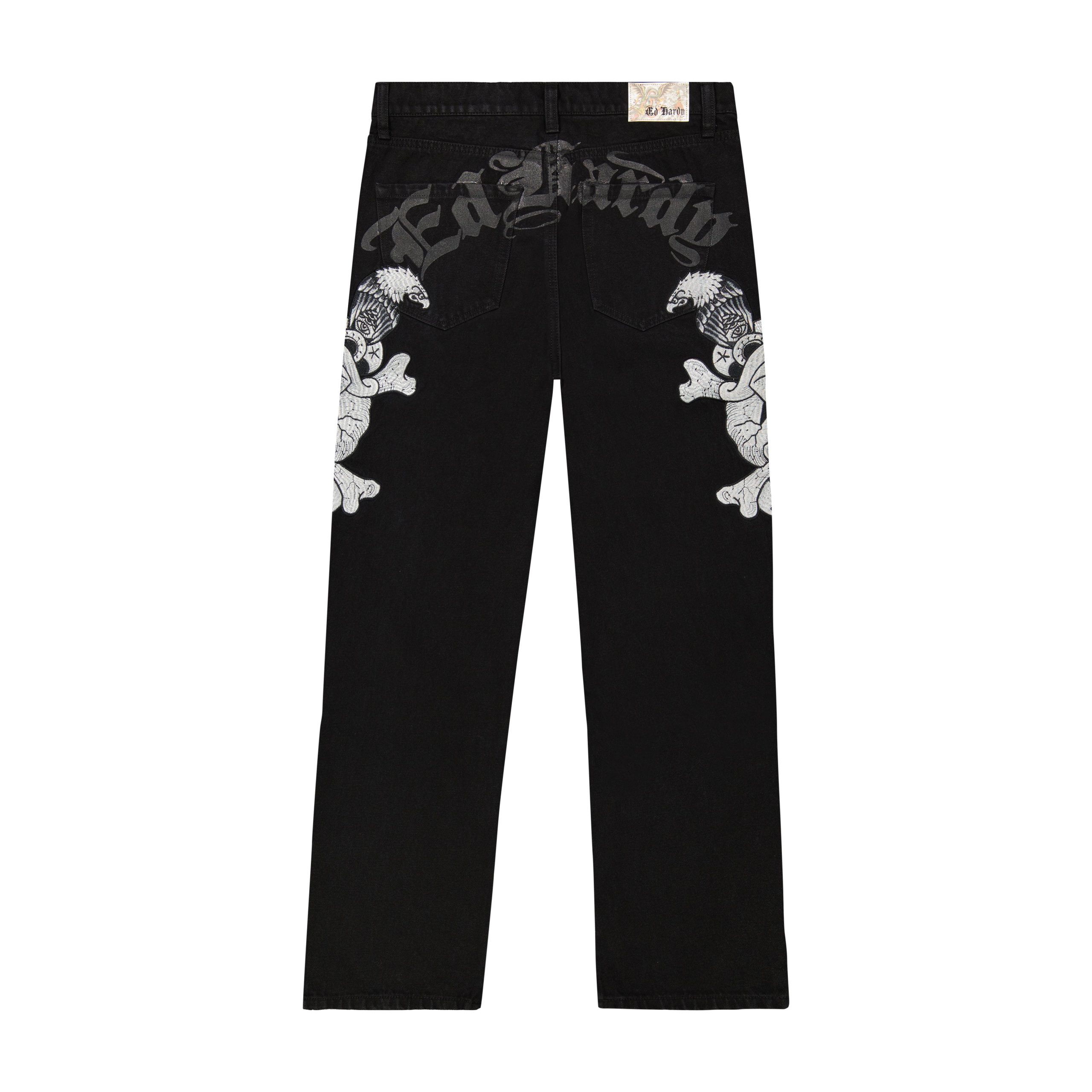 Skulls Wide Leg Baggy Jeans - Image 2