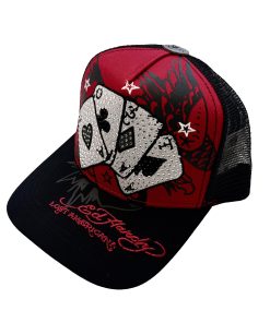 Alternative view of Cards Rhinestone Trucker Hat