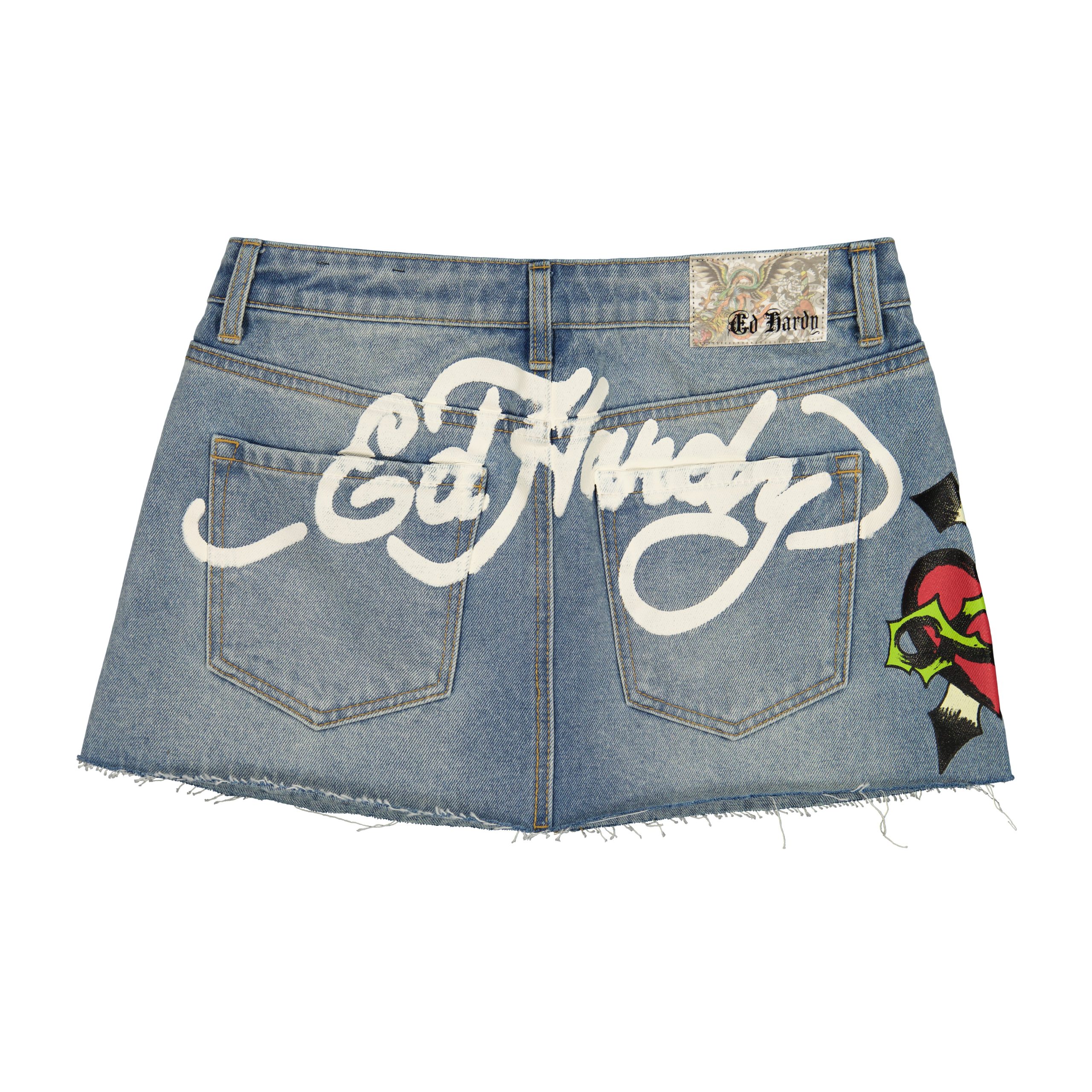 Sacred Heart Denim Skirt - Image 2