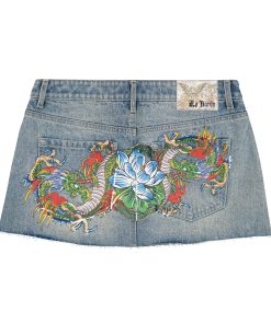 Alternative view of Dragon Denim Mini Skirt