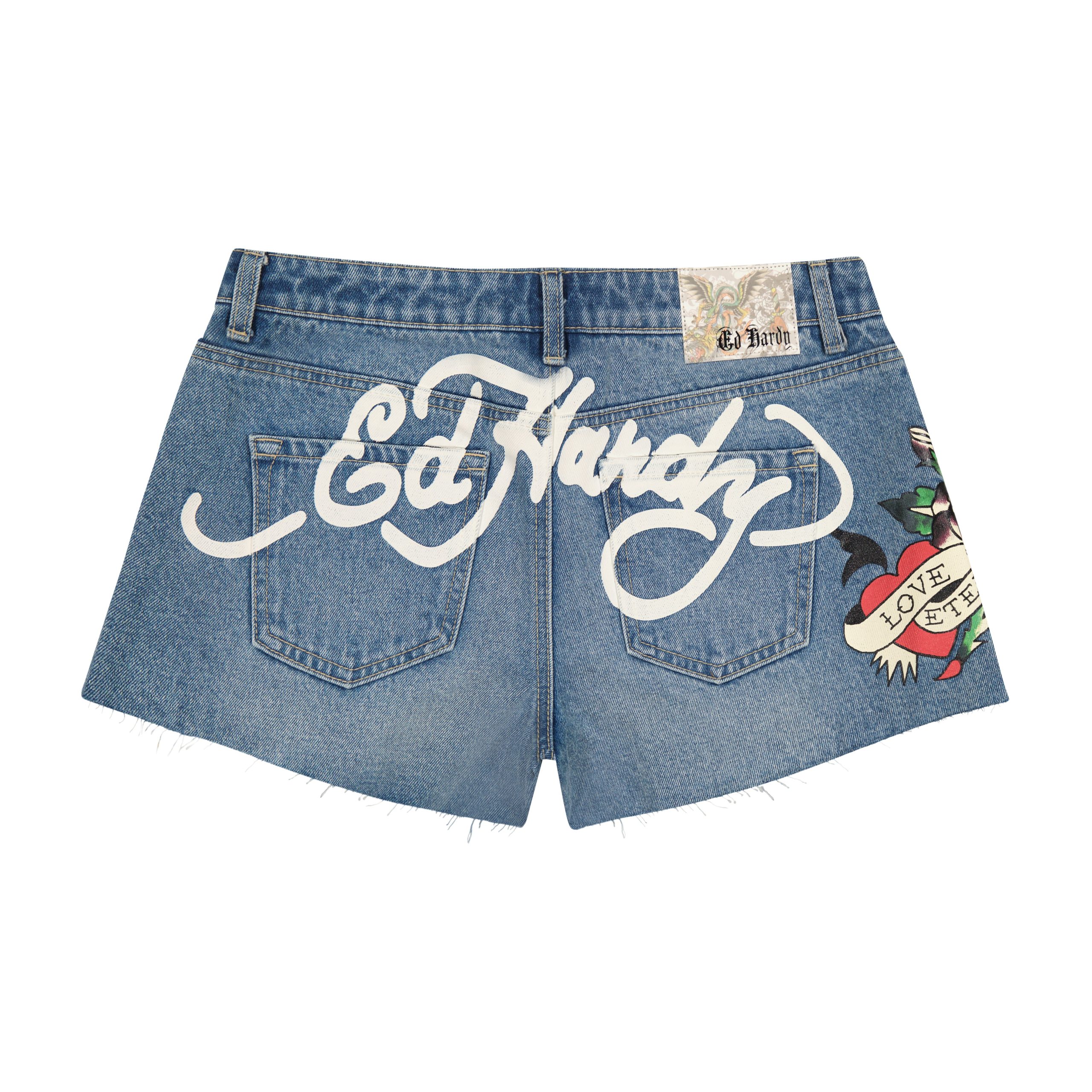 Love Eternal Denim Shorts - Image 2