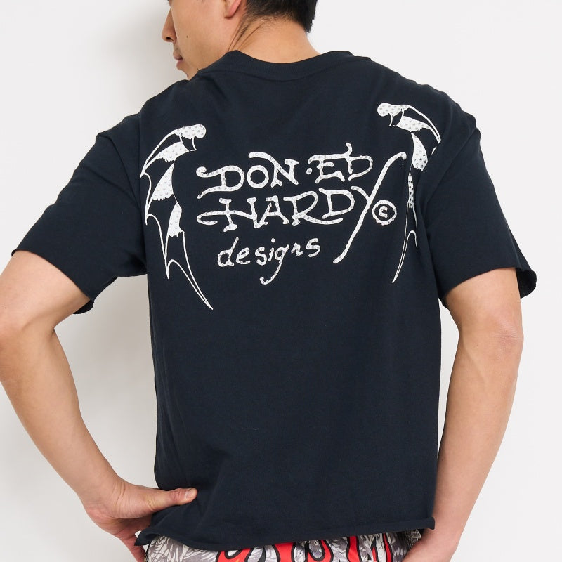 Crosses Rhinestone Boxy Cropped Tee - Image 2