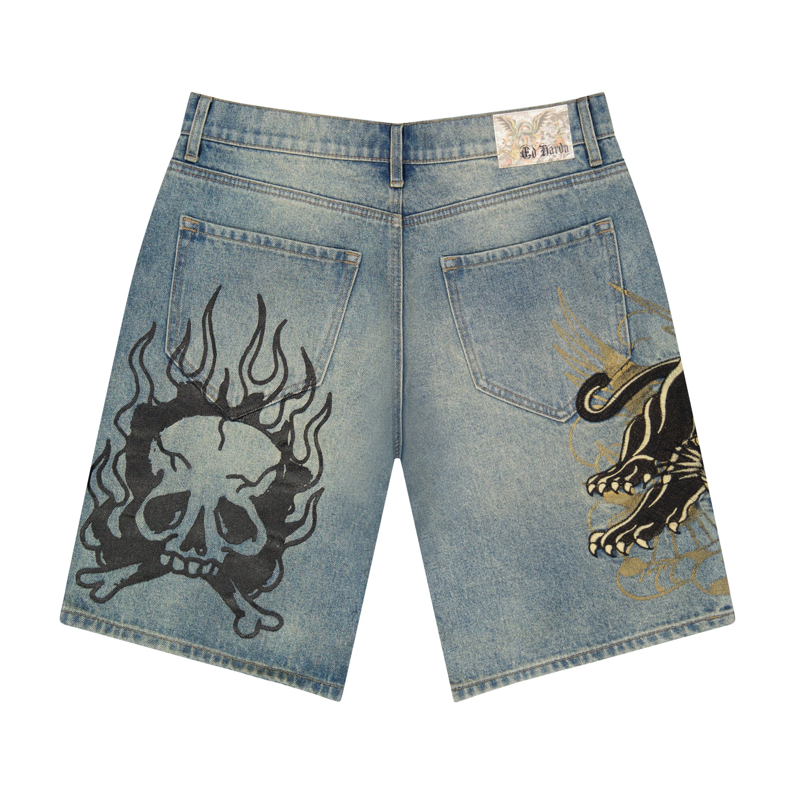 Crouching Panther Skater Shorts - Image 3