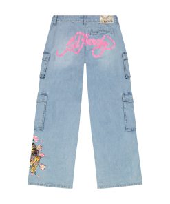 Alternative view of Tiger Flowers Cargo Jean